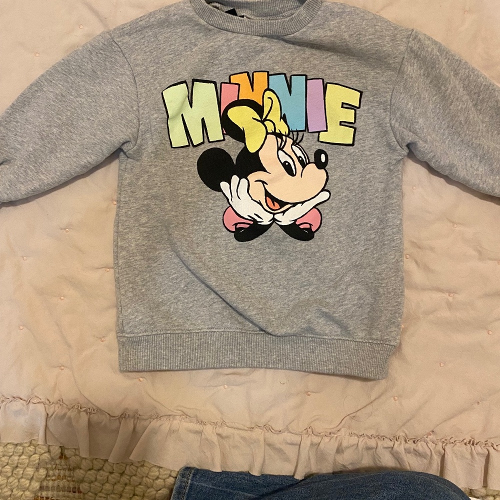 Zara Minnie Mouse Sweatshirt Dress